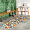 NuLOOM Alexia Contemporary Geometric Indoor/Outdoor Patio Area Rug