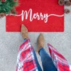 Shiraleah "Merry" Holiday Doormat -Decor Vista GUEST d4058341 af0b 4ad5 9023 3dfa4f2255e1