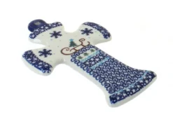 Blue Rose Polish Pottery 47 Vena Cross -Decor Vista GUEST d458afc1 9a35 43eb 9a63 aad40921353e
