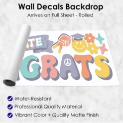 Big Dot Of Happiness Groovy School Graduation Party Photo Backdrop - Wall Decals -Decor Vista GUEST d567fad4 a991 45e2 97bc d6fc7c7fbc61