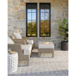 Hauteloom Rectangle Area Rug Taupe -Decor Vista GUEST d5945ae7 f5a9 4133 a808 7f8e4e9f0ad9