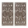 2pc Botanical Carved Wall Decor Panel Set Bronze - Madison Park 2 2pc Botanical Carved Wall Decor Panel Set Bronze - Madison Park -Decor Vista GUEST d658fe08 6d43 4018 83ea 255785b805d5