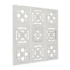 Wood Floral Carved Wall Decor White - Olivia & May -Decor Vista GUEST d682d575 5007 4e33 bc38 a45bdbde4a77