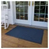 3'x5' Solid Doormat Blue/Black - HomeTrax 1 3'x5' Solid Doormat Blue/Black - HomeTrax -Decor Vista GUEST d7499168 6662 45da a6c6 43bd07290e4b 2