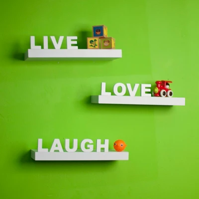 Live, Love, Laugh Shelves 4 Live, Love, Laugh Shelves - Image 2