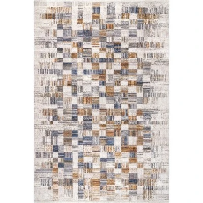 NuLOOM Mindy Faded Contemporary Tiles Fringe Area Rug 14 NuLOOM Mindy Faded Contemporary Tiles Fringe Area Rug - Image 12
