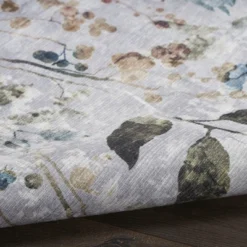 Nourison Washables Contemporary Floral Indoor Non-Skid Area Rug -Decor Vista GUEST d85a7295 c22e 40aa 8e58 c564aebb19a6