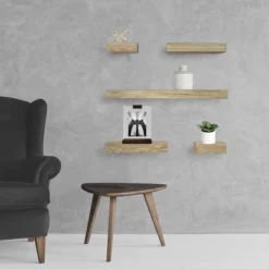 Set Of 5 Wall Shelf Natural - Project 62™ -Decor Vista GUEST d882c438 66df 4701 aa13 e4172710e1dc
