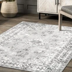 NuLOOM Ren Vintage Floral Machine Washable Area Rug -Decor Vista GUEST d905614c bed0 4216 86b0 c4361741e23a