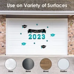 Big Dot Of Happiness Teal Class Of 2023 Graduation Party Wall Decals Set Of 20 -Decor Vista GUEST dc3ee05d d3ac 482e bc3f 11ac664ca0e7