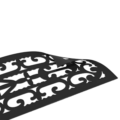 Nature Spring 1'2"x2'2" Rectangle Floor Mat - Black 4 Nature Spring 1'2"x2'2" Rectangle Floor Mat - Black - Image 2