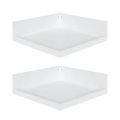 4.5" X 2.2" 2pk Levie Floating Corner Wooden Wall Shelf Set - Kate & Laurel All Things Decor -Decor Vista GUEST dcd2e1a5 c0fd 40e4 b3b2 098b7007ad8a