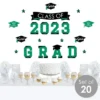 Big Dot Of Happiness Green Class Of 2023 Graduation Party Wall Decals Set Of 20 -Decor Vista GUEST de8ae059 db75 4d95 a108 120d7a98509e