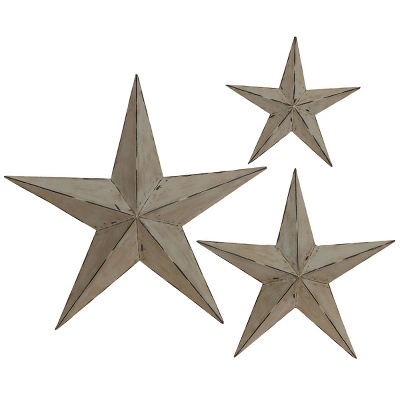 Set Of 3 Metal Stars Indoor Outdoor Wall Decors - Olivia & May 11 Set Of 3 Metal Stars Indoor Outdoor Wall Decors - Olivia & May - Image 9