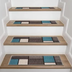 World Rug Gallery Contemporary Modern Boxes Non-Slip Stair Treads 15 World Rug Gallery Contemporary Modern Boxes Non-Slip Stair Treads -Decor Vista GUEST df344c99 36c8 479e beda 91454545ea2e
