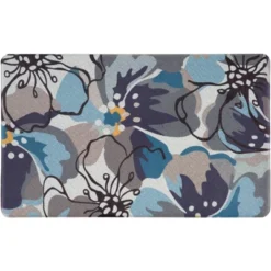World Rug Gallery Modern Large Floral Anti Fatigue Standing Mat -Decor Vista GUEST df693746 e077 4c0e 8f21 b04b8c72c3ac