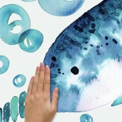 Catcoq Narwhal Giant Peel And Stick Wall Decal - RoomMates -Decor Vista GUEST dfb3d50c 896f 4eff bb77 ca6986300d57