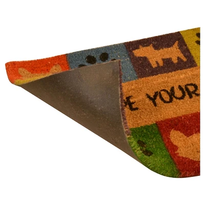 1'6"x2'6" 'Wipe Your Paws' Doormat - HomeTrax 4 1'6"x2'6" 'Wipe Your Paws' Doormat - HomeTrax - Image 2