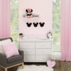 Disney Minnie Mouse Shaped Wall Decor - Black Plush - 3pc -Decor Vista GUEST e0c3c4e9 34f0 4bbd 8adb 14cbb9576357