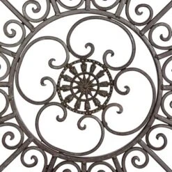 Metal Fleur De Lis Scrollwork And Wall Decor Black - Olivia & May -Decor Vista GUEST e0d5f4e5 6da0 442f 80f5 358d80bd18ee