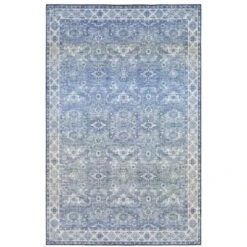 Marcel Persian Style Inspired Traditional Area Rug Blue/Gray - Captiv8e Designs -Decor Vista GUEST e0f647ac 365f 4864 9656 9084f9d1c0da