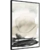 23" X 33" Horizon Triptych II By Jennifer Goldberger Framed Canvas Wall Art Print Black - Amanti Art