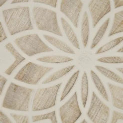 Leah Round Two-Tone Medallion Wall Decor Natural/White - Madison Park 15 Leah Round Two-Tone Medallion Wall Decor Natural/White - Madison Park -Decor Vista GUEST e42daa45 2445 456f a028 72f698ae417a