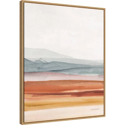 22" X 28" Sierra Hills 03 By Lisa Audit Framed Canvas Wall Art Light Brown - Amanti Art 3 22" X 28" Sierra Hills 03 By Lisa Audit Framed Canvas Wall Art Light Brown - Amanti Art