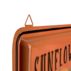 Northlight 15" Fall Harvest Orange "Sunflowers" Wall Sign -Decor Vista GUEST e94cf002 bd76 46d5 a706 d61b3c134b03
