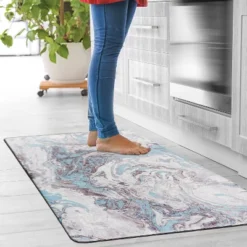 World Rug Gallery Contemporary Marble Anti-Fatigue Standing Mat -Decor Vista GUEST eaa7a40f dee3 494c a927 47e477105d43
