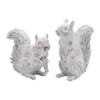 Transpac Set Of 2 White Resin Squirrels Home Decor Spring Decorative Objects For Indoor And Outdoor Use -Decor Vista GUEST ebd48788 c4d4 4160 927b 687b3f7ec8a0