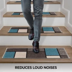 World Rug Gallery Contemporary Modern Boxes Non-Slip Stair Treads 13 World Rug Gallery Contemporary Modern Boxes Non-Slip Stair Treads -Decor Vista GUEST ebe4bec5 2d74 4942 947f c1022753d4df