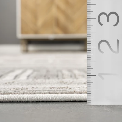 NuLOOM Violet Modern Abstract Linework Area Rug 4 NuLOOM Violet Modern Abstract Linework Area Rug - Image 2