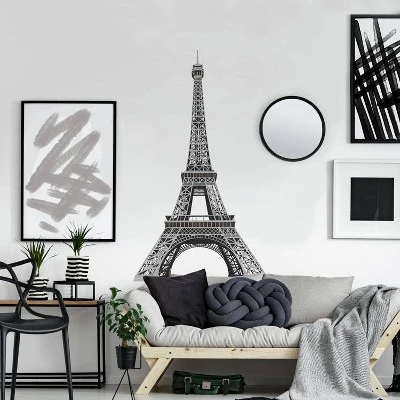 Eiffel Tower Peel And Stick Giant Wall Decal Black - ROOMMATES 5 Eiffel Tower Peel And Stick Giant Wall Decal Black - ROOMMATES - Image 3
