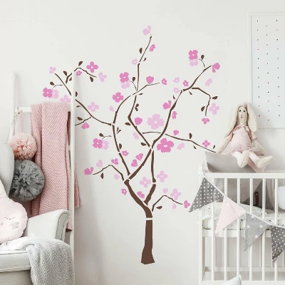Spring Blossom Peel And Stick Giant Wall Decal - RoomMates 3 Spring Blossom Peel And Stick Giant Wall Decal - RoomMates