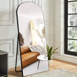 Ramya Arched Floor Mirror Mirror With Stand, Solid Wood Frame Wall Mirror, Modern & Contemporary Full Length Mirror - The Pop Home 11 Ramya Arched Floor Mirror Mirror With Stand, Solid Wood Frame Wall Mirror, Modern & Contemporary Full Length Mirror - The Pop Home -Decor Vista GUEST f1358e61 e954 49c5 b57a 0dcd0cf57af4
