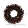 Vickerman Black Artificial Christmas Wreath -Decor Vista GUEST f2c48ed9 adee 40db 9967 5d4a9f28752f