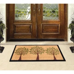 A1HC Green Three Tree Rubber Coir Doormat 24x48, Rubber Backed Non-Slip Thin Heavy Duty Front Door Mat 13 A1HC Green Three Tree Rubber Coir Doormat 24x48, Rubber Backed Non-Slip Thin Heavy Duty Front Door Mat -Decor Vista GUEST f3677a33 cc17 4106 bd8d 03a3515f42b5
