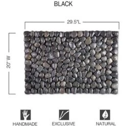 VivaTerra River Rock Floor Mat