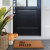 1'6"x2'6" Oh Hello Doormat Natural - Threshold™