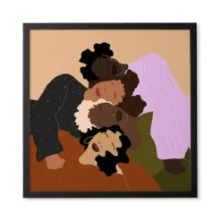 Studio 1514 Brooklyn Sisterhood Framed Wall Canvas Black/Brown - Deny Designs -Decor Vista GUEST f437e765 6cd5 4681 b7ad d3875c9a4624