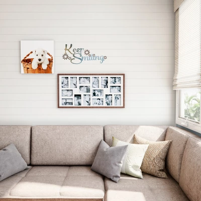 Metal Cutout- Keep Smiling Decorative Wall Sign-3D Word Art Home Accent Décor-Perfect For Modern Rustic Or Vintage Farmhouse Style By Lavish Home 6 Metal Cutout- Keep Smiling Decorative Wall Sign-3D Word Art Home Accent Décor-Perfect For Modern Rustic Or Vintage Farmhouse Style By Lavish Home - Image 4