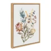 18" X 24" Sylvie Wildflower Bunch Framed Wall Canvas By Sara Berrenson Natural - Kate & Laurel All Things Decor -Decor Vista GUEST f614227e c214 408d 952d 44102d6ef1e0