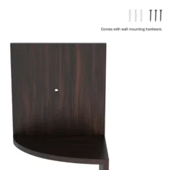 Floating Corner Shelf- 5 Tier Wall Shelves With Hidden Brackets To Display Décor, Books, Photos, More- Hardware Included By Lavish Home (Dark Brown) 13 Floating Corner Shelf- 5 Tier Wall Shelves With Hidden Brackets To Display Décor, Books, Photos, More- Hardware Included By Lavish Home (Dark Brown) -Decor Vista GUEST f6343fae bf29 47ee 8947 645d74538a8f