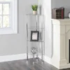 Home Basics 4 Tier Multi Use Arc Glass Corner Shelf, Clear 2 Home Basics 4 Tier Multi Use Arc Glass Corner Shelf, Clear -Decor Vista GUEST f691c4f3 b8ce 48a2 8904 75f3fa41d697