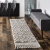 NuLOOM Journey Shaggy Checkered Tiles Tassel Area Rug -Decor Vista GUEST f750cbdc 4f88 4499 b935 8662db34a277