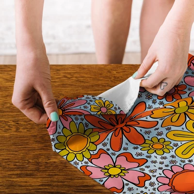 Doodle By Meg Groovy Flowers In Blue Tapestry - Society6 4 Doodle By Meg Groovy Flowers In Blue Tapestry - Society6 - Image 2