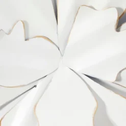 Modern Ornamental Wall Decor Set Of 3 White - Olivia & May -Decor Vista GUEST f8237731 7192 400e b705 48d3392bd10b