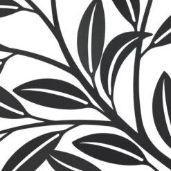 Metal Leaf Dimensional Cut-Out Wall Decor Black - Olivia & May -Decor Vista GUEST f86dd5c3 05da 4cfc a3f4 dead930d78eb