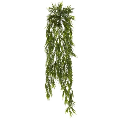 Nearly Natural 43-in Mini Bamboo Hanging Bush (Set Of 2) 3 Nearly Natural 43-in Mini Bamboo Hanging Bush (Set Of 2)